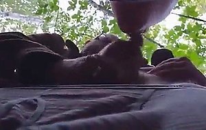 Sucking in the park