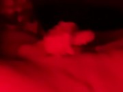 Big Dick edged to a cum eruption onto stomach (soft moans)