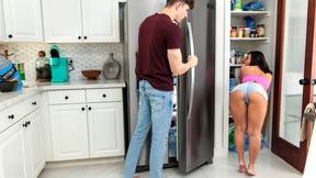 ”Korean teen step sister Kimmy Kimm slumber party with step brother”