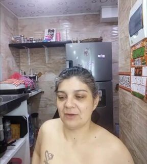 Latin Man with Big Penis Fucks White Girl at Home on a Picnic