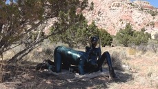 Outdoor Latex Sex in the Canyon Desert