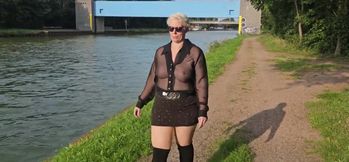 Fucked Myself with My Vibrator by the Mittelland Canal