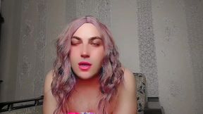 Gorgeous Sissy Laughing While Dancing Seductively on Stage