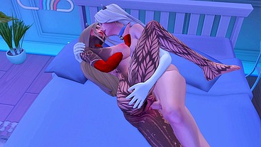 FUTANARI COWGIRL PERVERTS OVER HER ASSHOLE SLAVE (SIMS + ANIME HENTAI + SFM)