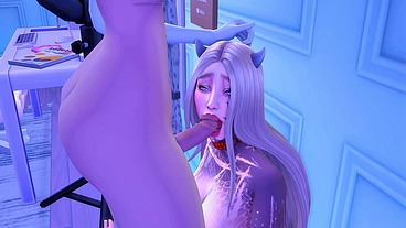 FUTANARI COWGIRL PERVERTS OVER HER ASSHOLE SLAVE (SIMS + ANIME HENTAI + SFM)