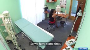 Saleswoman Lube Demo Turns into Fierce Fuckfest
