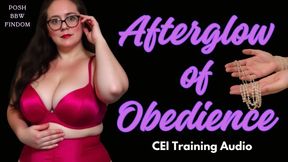 Afterglow of Obedience - CEI Training Audio from Goddess Anna, a Posh English BBW Financial Dominatrix