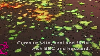 Cumslut wife, facial and anal with BBC and husband on couch.-TEASER