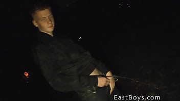 Night Handjob and Pissing - Michael Berry