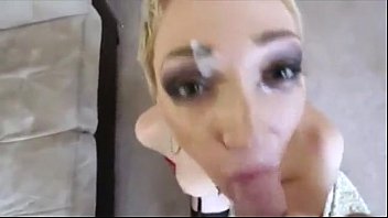 Lily Labeau Deepthroats Cock and Gets Facial