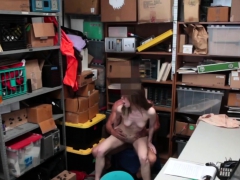 Adorable young thief Alina West gets stripped and fucked