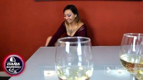 dana barzagli en cena de fin de ano caliente