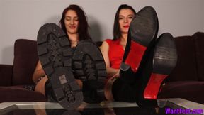 Sexy Women Boot Removal - Shoe Fetish - HD MP4