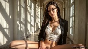 i kept the slacker behind after class so he would feed me his cum.[ai]