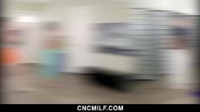 Sexy milf and nubile get fit and fucked by a freeuse yoga trainer
