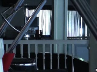 Pervs on Patrol - Hawt Golden-haired Nora Saw Martin Taping Her Changing & They Did Doggy style in the Office, Finishes in Facial
