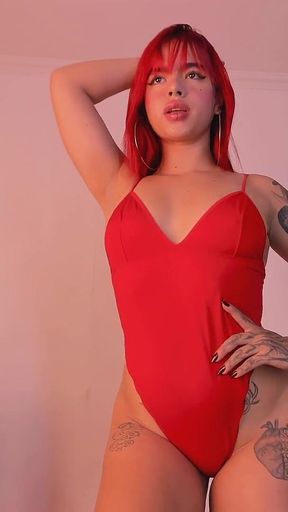 Tattooed Ass Latina Shows off Her Huge Butt for You