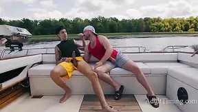 Straight Blue Balls Gone Gay On Blue Waters - Angel Elias, Marcus McNeil