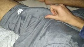 Naughty Big Cock Gets Masturbated Until He Ejaculates!hairy Legs,nice Feet!