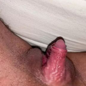 Female to male transgender masturbating and cumming POV