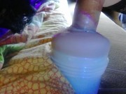 shemale fuck Fleshlight pussy slow motion