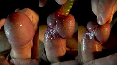 My girlfriend will get a sweet surprise during a blowjob.