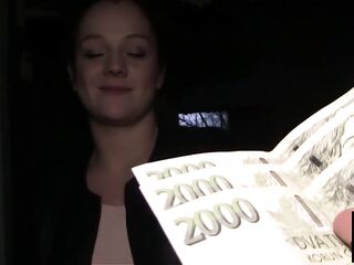 CZECH XXX - Gullible Ginger Redhead Screwed over my Car