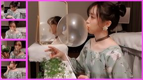 Blowing Bubblegum Bubbles: Zoey Edition