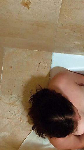 My Stepbrother Caught Me in the Bathroom Masturbating Until I Ejaculated.