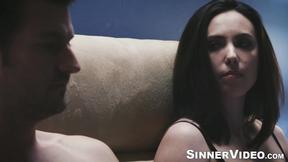 ”Mesmerizing Casey Calvert moaned hard in a pussy licking & banging session with m”