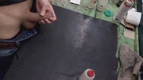 This is my workbench, it's perfect for cumshots