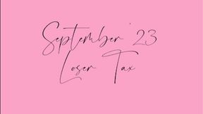 Sept '23 Loser Tax