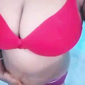 Anshika Bhabhi showing big boobs and pussy on video call