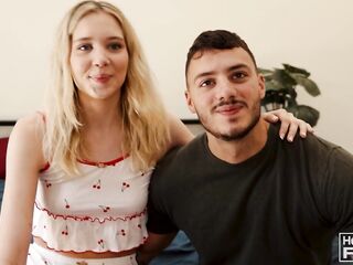 College Blondie Needed her pipes drained. MUSCLE DUDE does work!