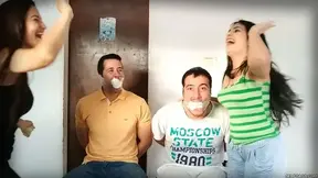 Tag-Teamed For Femdom Gag Humiliation