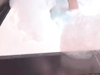 part 1. I made a deal with the babysitter, I let her play in the jacuzzi during the time that I masturbate watching