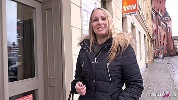 GERMAN SCOUT - FIRST ANAL FOR CURVY BIG NATURAL TITS TEEN CHANIE AT STREET CASTING