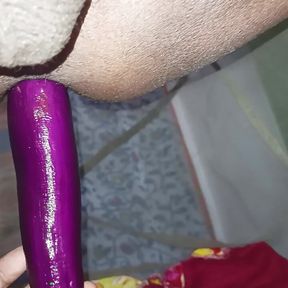 My ass fell in love with eggplant.