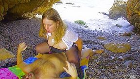 Full Mature Butt Pounded In Sea Cave - Ass Fuck