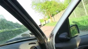 Blowjob at the street with Popp Sylvie