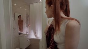 She Was Very Turned on by Her Stepbrother in the Shower