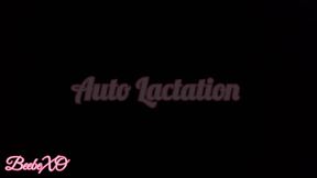 Auto Lactation - Sucking my Nipples to Letdown Milk!