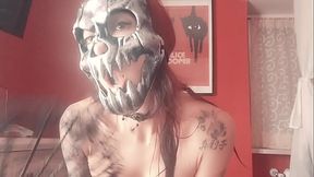 hot full strip tease for a scary halloween