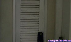 Teen coed college amateur get fucked