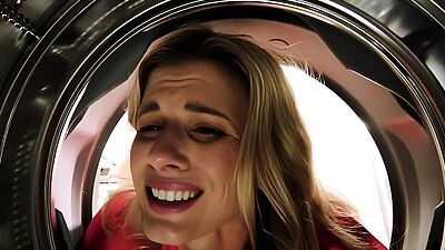 Fucking My Stuck Step Mom in the Ass while she is Stuck in the Dryer - Cory Chase