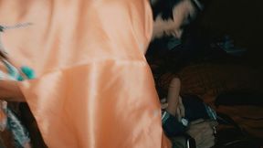 stepson, stepmother is so loving that she will put you in a diaper and...