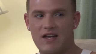 BRANDON WILDE GETS mauled BY NICK sterling  The Blonde Bombshells Wild Orgy