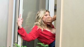 Marvelous scenes of home sex with the blonde step mom on fire