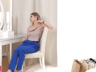 Megan Glock - double penetration dream becomes reality for vehement brunette hair