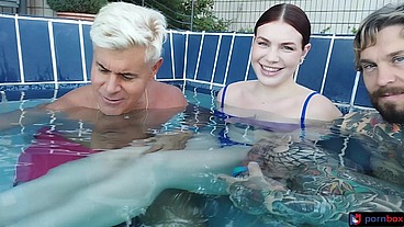 Fat ass redhead freak Apra Shay squirts after spa day